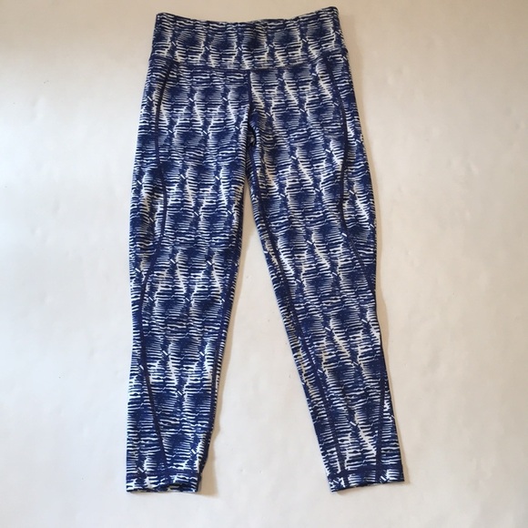 Vineyard Vines Watercolor Lines Printed Performance Leggings - Picture 3 of 11